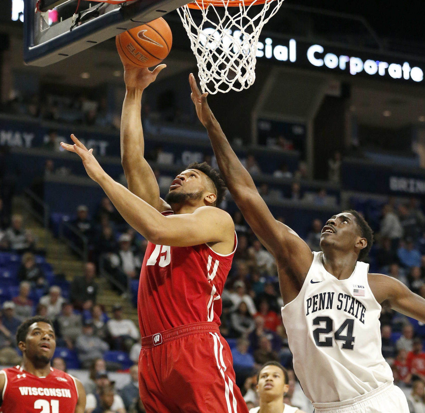 Badgers 71, Nittany Lions 52